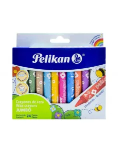 CRAYON PELIKAN PELICRAYON JUMBO X 24 COL