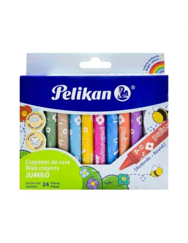 CRAYON PELIKAN PELICRAYON JUMBO X 24 COL