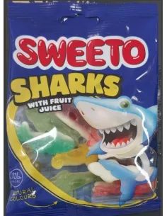 CARAMELO GOMITAS SWEETO TIBURON 80G