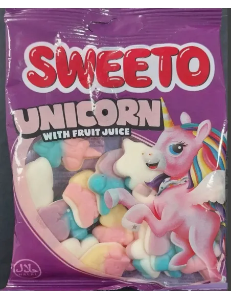 CARAMELO GOMITAS SWEETO UNICORNIO 80G
