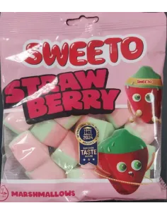 CARAMELO MARSHMALLOWS SWEETO STRAW BERRY 60G
