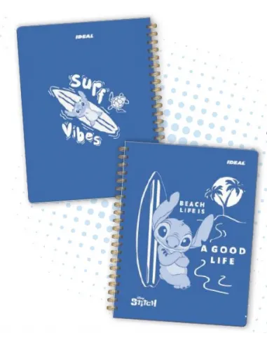 CUAD. ESP. IDEAL 100H CD C/STICKERS STITCH P/DURA