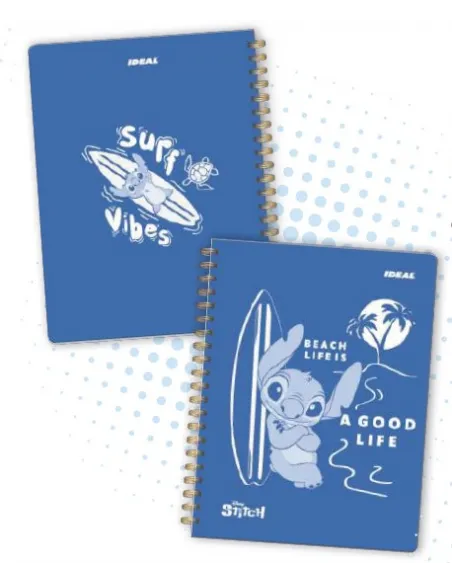 CUAD. ESP. IDEAL 100H CD C/STICKERS STITCH P/DURA