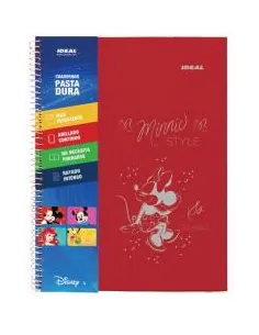 CUAD. ESP. IDEAL 100H CD MINNIE C/STICKERS P/DURA
