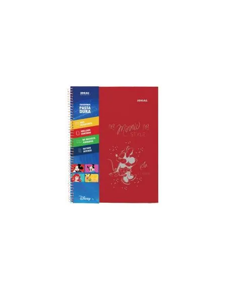 CUAD. ESP. IDEAL 100H CD MINNIE C/STICKERS P/DURA