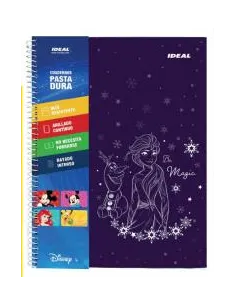 CUAD. ESP. IDEAL 100H CD FROZEN C/STICKERS P/DURA