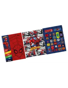 CUAD. ESP. IDEAL 100H CD C/STICKERS SPIDERMAN P/DURA
