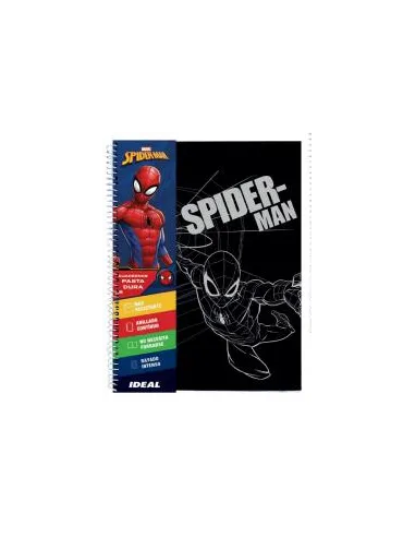 CUAD. ESP. IDEAL 100H CD C/STICKERS SPIDERMAN P/DURA