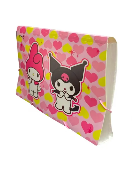 ARCHIVADOR REX ACORDEON 6C MY MELODY Y KUROMI