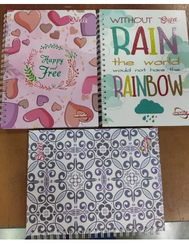 CUAD. ESCRIBE UNIV SWEET P/DURA 100H CD