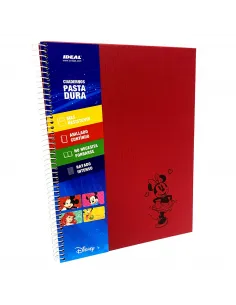 CUADERNO REX MINNIE P/D 100H CUADRO E. ROJO CARTA
