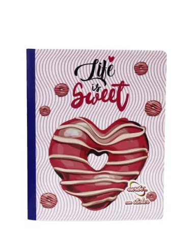 CUAD. ESCRIBE COSIDO 100H CD C/STICKER