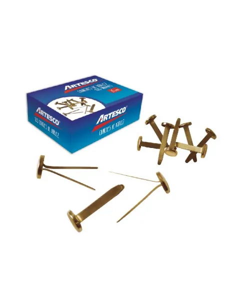 ATACHE ARTESCO METALICO X 100 UND 25MM