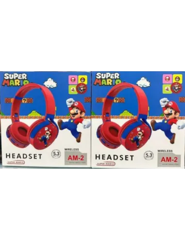 AUDIFONOS BT MARIO/KUROMI/SONIC AM-2