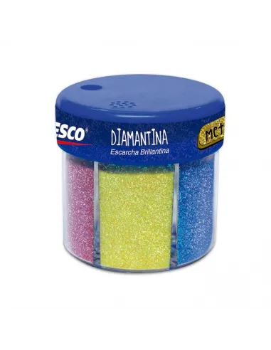 ESCARCHA ARTESCO METAL/TORNASOL 6COL 60GR C/DISPEN