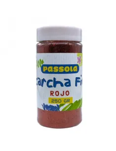ESCARCHA PASSOLA 250GR ROJO