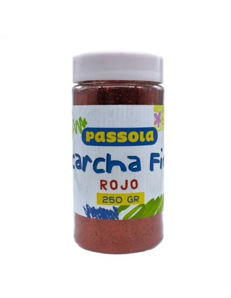 ESCARCHA PASSOLA 250GR ROJO