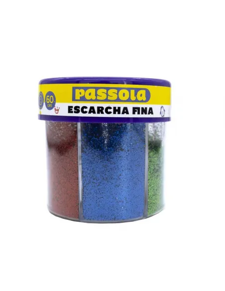 ESCARCHA PASSOLA 60GR 6 COLORES