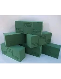 ESPUMA FLORAL OASIS 23X10X7CM VERDE
