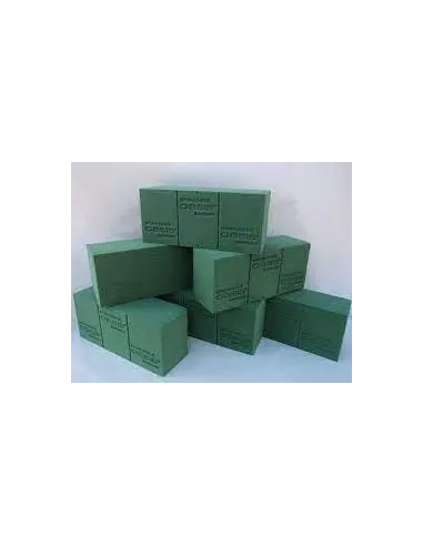 ESPUMA FLORAL OASIS 23X10X7CM VERDE