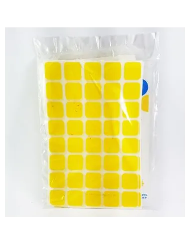 ETIQUETA T/15 AMARILLA