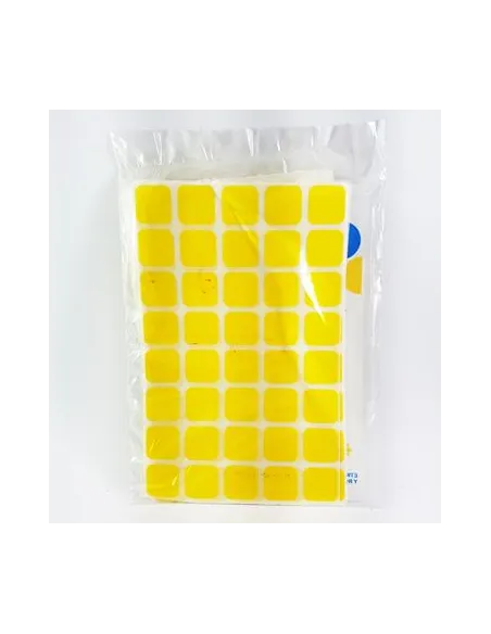ETIQUETA T/15 AMARILLA