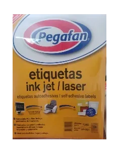 ETIQUETAS PEGAFAN AUTOADHESIVAS A4 01 X1260