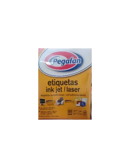 ETIQUETAS PEGAFAN AUTOADHESIVAS A4 01 X1260