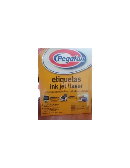 ETIQUETAS PEGAFAN AUTOADHESIVAS A4 02 X100