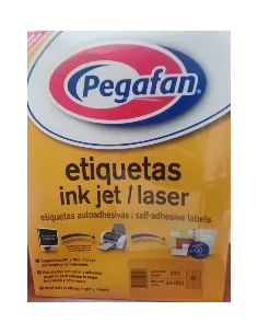 ETIQUETAS PEGAFAN AUTOADHESIVAS A4 03 X220