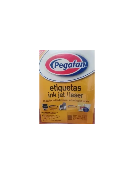 ETIQUETAS PEGAFAN AUTOADHESIVAS A4 03 X220