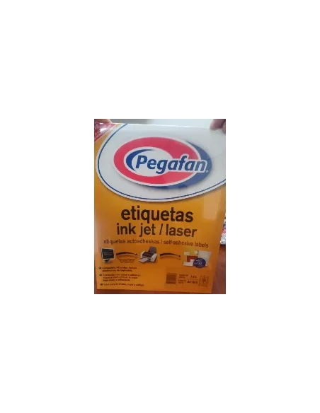 ETIQUETAS PEGAFAN AUTOADHESIVAS A4 05 X140