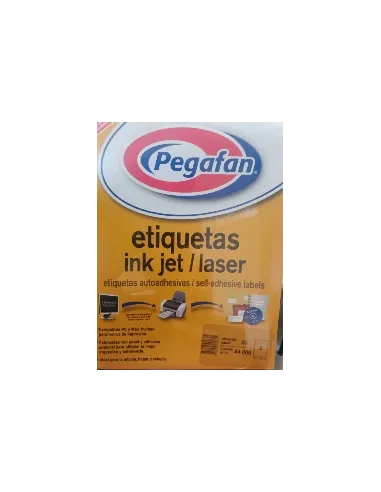 ETIQUETAS PEGAFAN AUTOADHESIVAS A4 06 X20