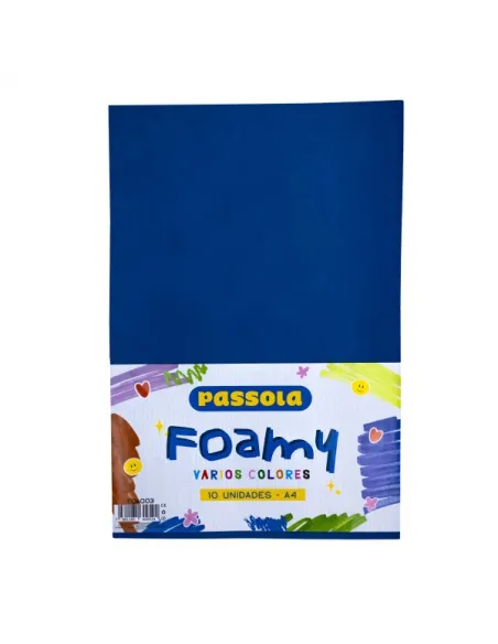 FOAMY PASSOLA A4 V/COLORES X10