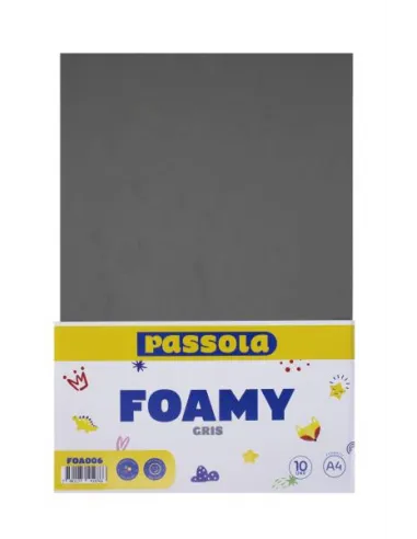 FOAMY PASSOLA A4 GRIS X10