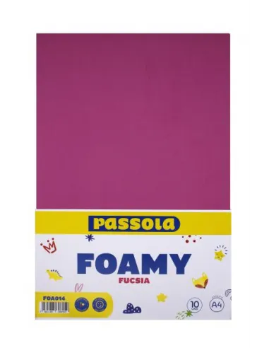FOAMY PASSOLA A4 FUCSIA X10