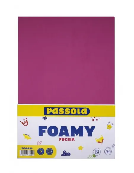 FOAMY PASSOLA A4 FUCSIA X10