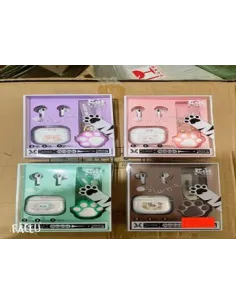 AUDIFONO RA PATITA D/GATO + PROTECTOR + LLAVERO