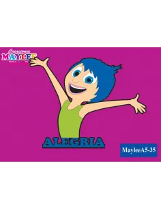 FOAMY FIGURA MAYLEE 3D ALEGRIA INTENSAMENTE A5 R. A5-35