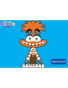 FOAMY FIGURA MAYLEE 3D ANSIEDAD INTENSAMENTE A5 R. A5-43