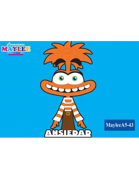 FOAMY FIGURA MAYLEE 3D ANSIEDAD INTENSAMENTE A5 R. A5-43