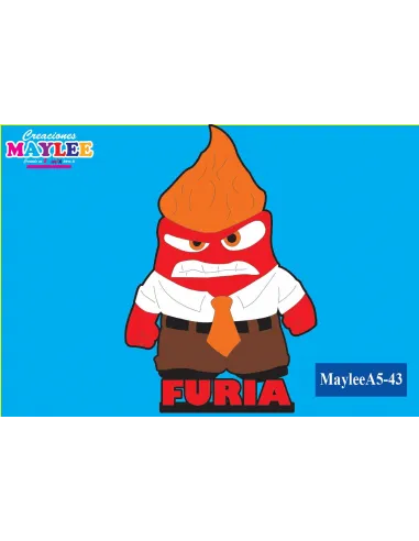 FOAMY FIGURA MAYLEE 3D FURIA INTENSAMENTE A5 R. A5-43