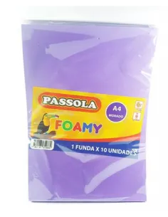 FOAMY PASSOLA A4 MORADO X10