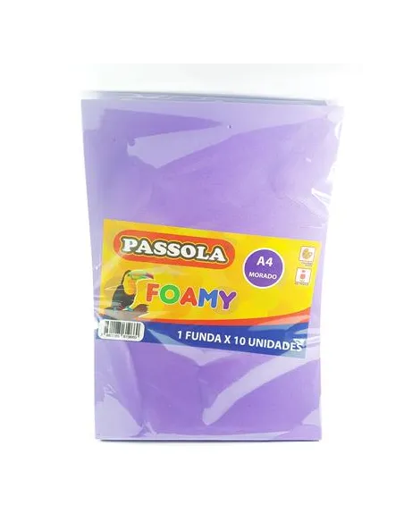 FOAMY PASSOLA A4 MORADO X10