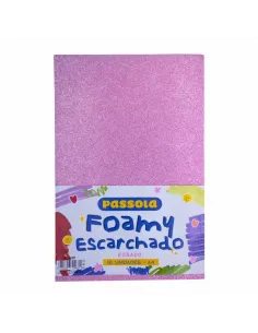 FOAMY PASSOLA A4 ESCARCH NORMAL ROSADO X10