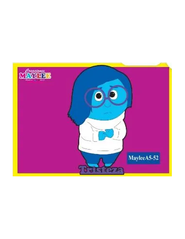 FOAMY FIGURA MAYLEE 3D TRISTEZA INTENSAMENTE A5 R. A5-52