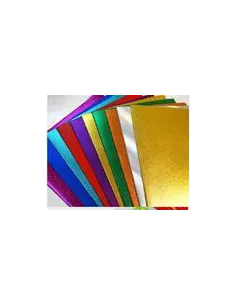 FOAMY A4 METALIZADO X 10 V/COLORES 048-0062