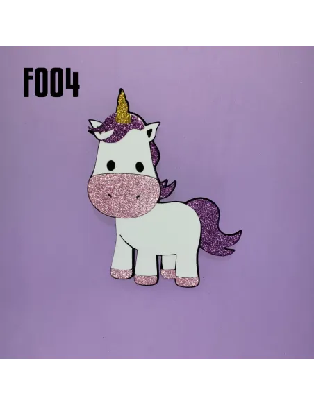 FOAMY FIGURA 3D UNICORNIO PARADO R. F004