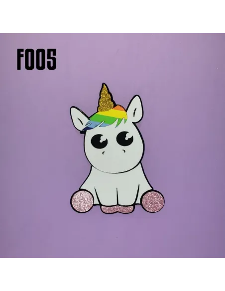 FOAMY FIGURA 3D UNICORNIO SENTADO R. F005
