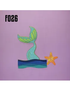 FOAMY FIGURA 3D COLA SIRENA R. F026